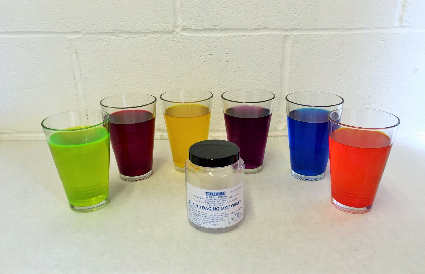 FREEPOST UK NEW Drain Tracing Dye Fluorescein 